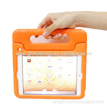 Leather Tablet Case Cover for iPad Mini, unique design with handle stand, nontoxic and eco-friendly